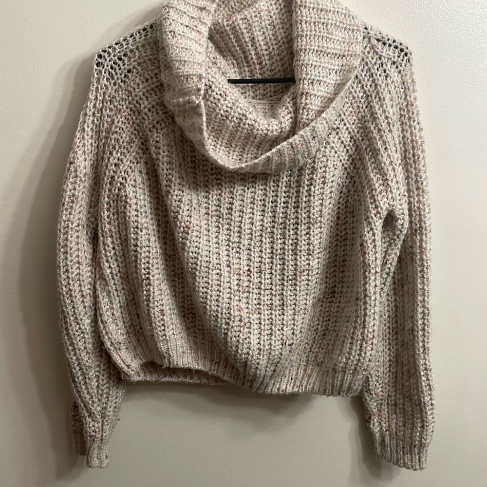 knitted chunky sweater